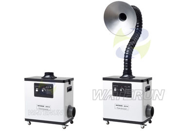 Extractor móvil del humo de la electrónica eficaz sin cepillo con cuatro ruedas