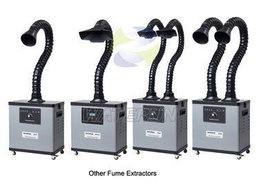 Extractor inteligente del humo de la soldadura con el sistema de la extracción del humo del indicador digital 200W