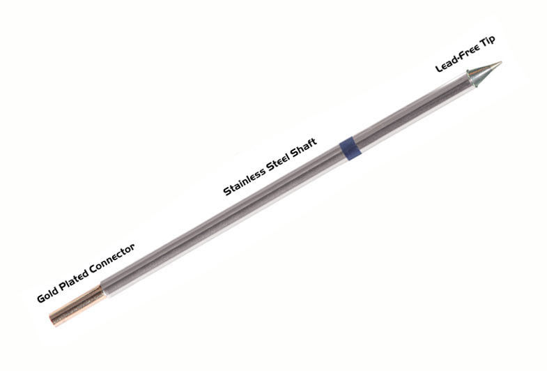 Tipo cónico extremidades que sueldan de la extremidad de 0.4m m de OKI para soldar y reparar