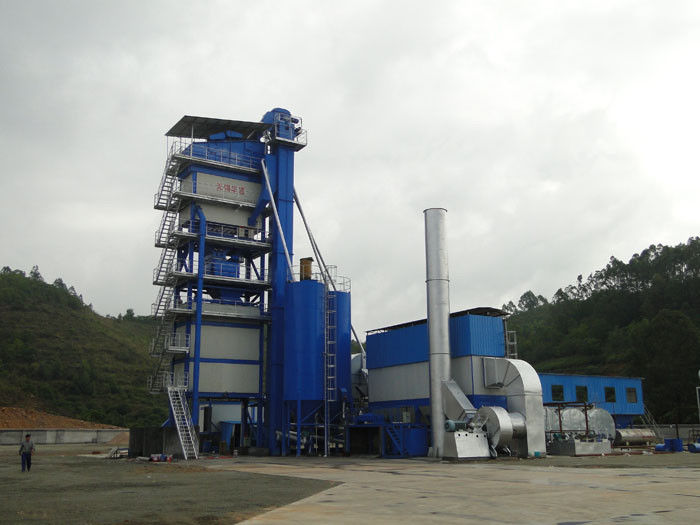 Sistema industrial de procesamiento por lotes por lotes del colector de polvo del sitio del asfalto con flujo de aire de 50000 M3/H